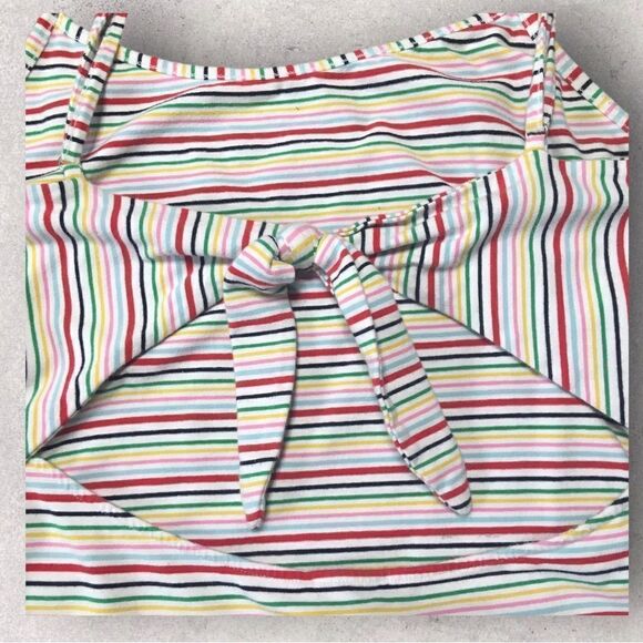 Plus Size Bodysuit Women’s Size 3X Rainbow Open Bow Back Top - Picture 3 of 9